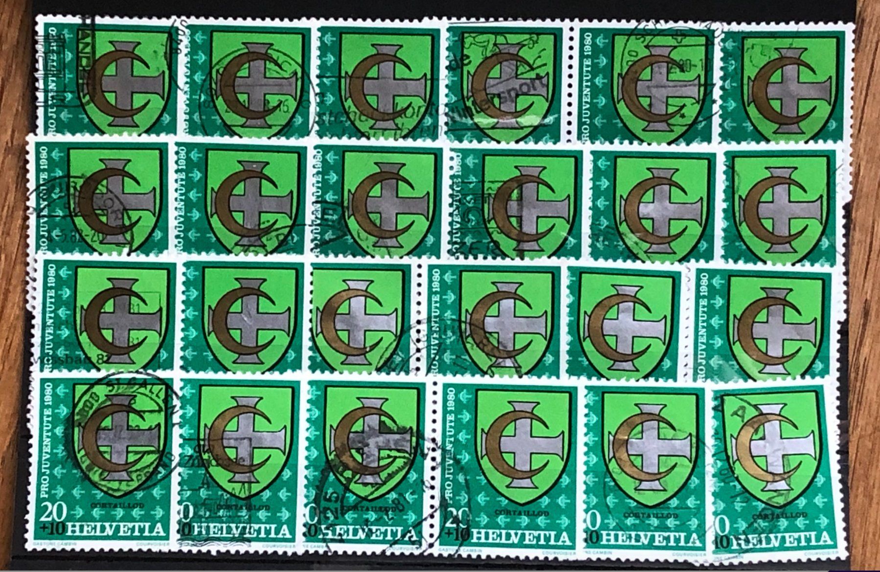 Tutti i francobolli: Nr.J 273 Steckkarte mit Stempel – Usato da Aarau venduto da Billa007