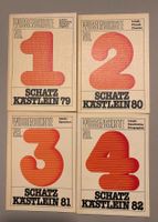4 Hefte: Schatzkästlein, Wissenskiste 1 bis 4, 1979-1982