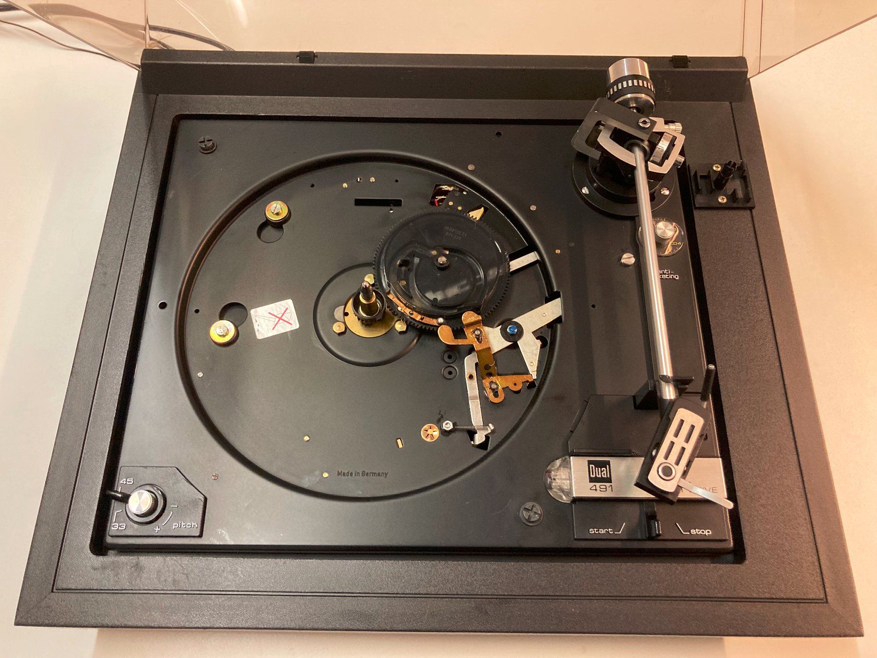 Dual Plattenspieler: DUAL CS 491 Direct Drive + NEW AUDIO-TECHNICA VM95E – Gebraucht aus Bussigny von ReconditionIng 9