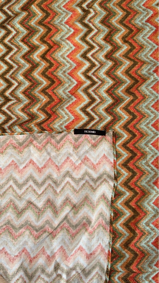 Foulards, Tücher & Schals: TEZENIS ZIGZAG SCARF – Neu (gemäss Beschreibung) aus Puplinge von yav_9r9f 1
