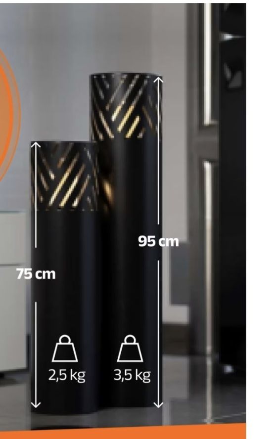 Portacandele: Windlichtsäule 2er Set – Nuovo (secondo la descrizione) da Schaanwald venduto da Gismo034 3