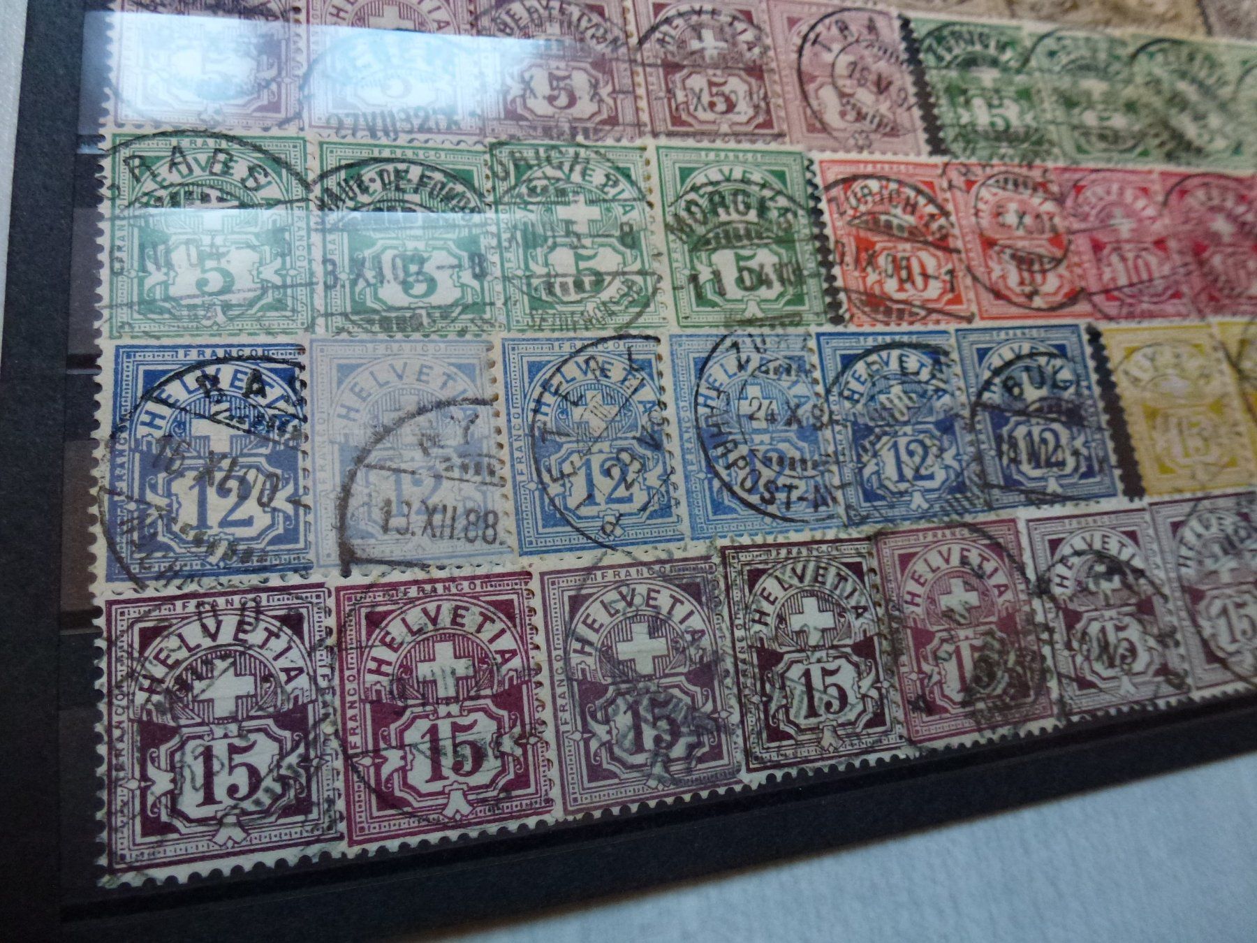Alle Briefmarken: Sammlung ++ 48 Stück von diversen Ziffermuster Briefmarken – Gebraucht aus Walkringen von Casablanca777 3