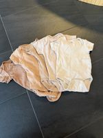 Set 4 Baby Bodys kurzarm beige braun Next 6-9 M