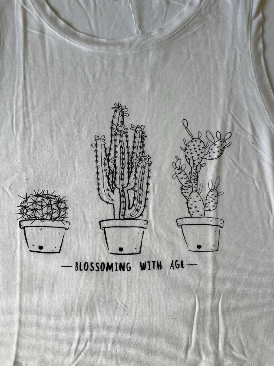 Pull&Bear T-Shirts: T-shirt Pull&Bear cactus, taille M, comme neuf, été – Gebraucht aus Concise von Lae99 1