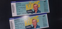 Johann König Autogram Vorlage, Basel, 7.März, Ticketsammlung