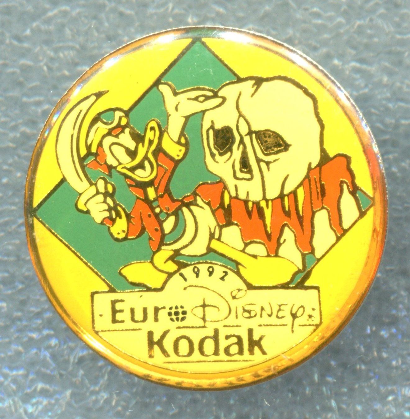 Disney Placchette & Badge: Euro Disney Kodak 1992  Donald – Usato da Winterthur venduto da Sammleroase