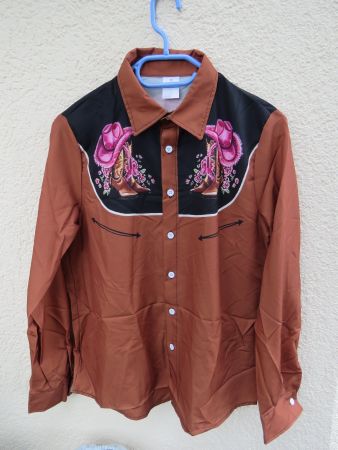 Western - Country - Damen Bluse - Grösse: M - Neu