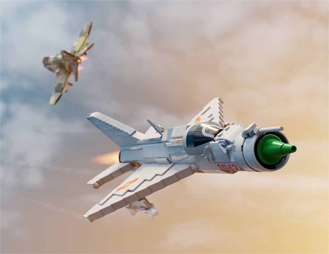 Lego Kit di costruzioni: Brickmania MiG-21PF "Fishbed-D" - Supersonic Jet Fighter – Nuovo e nell'imballaggio originale da Uitikon Waldegg venduto da Thomyg 2