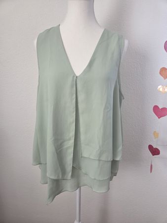 H&M Bluse, Gr. 46, Mintgrün, Sommerlich leicht & luftig