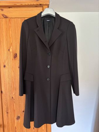 Longblazer von SEIER Gr. 40 Virgin Wool, grau- schwarz