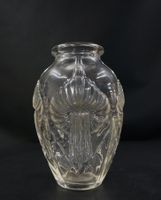 Edle Art Déco Vase Transparent Made in Italy