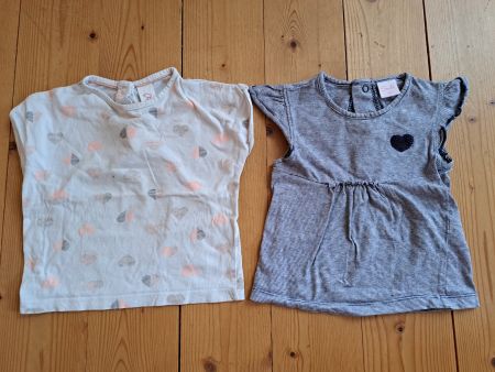 2 T-Shirts, Gr. 68/74