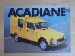 Citroen Acadiane - Prospekt Schweiz 10/82 - I013