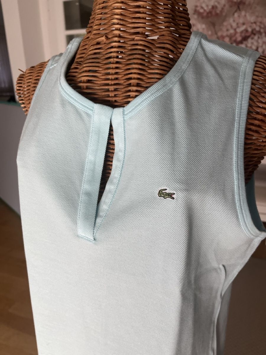 Lacoste Magliette Polo: Lacoste Poloshirt Aermellos, hellblau, 42 – Usato da Solothurn venduto da Bobesch08 1