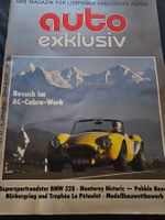 Auto Exklusiv 10/87 AC Cobra Pontiac Firebird BMW 328 xx