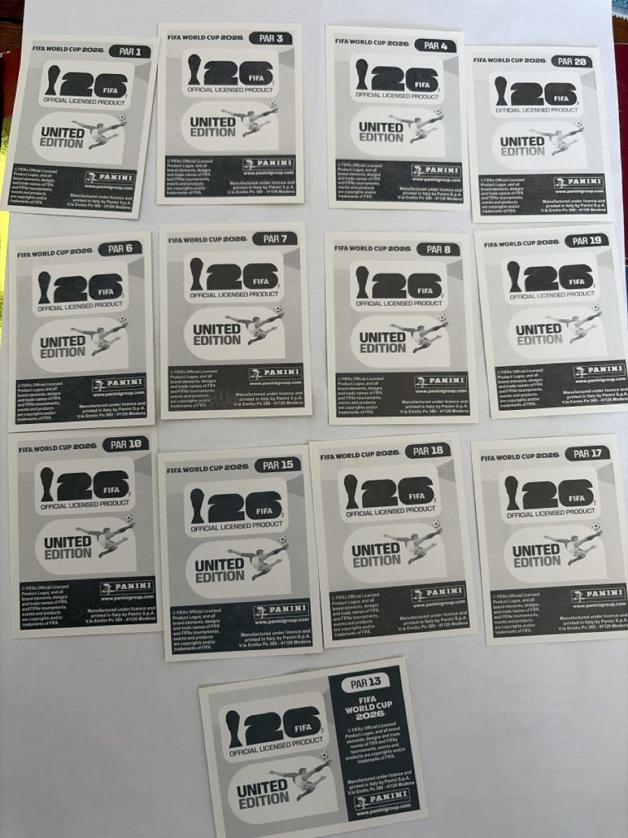Panini Carte collezionabili: Panini 2026 lot de carte PAR – Nuovo (secondo la descrizione) da Pensier venduto da swerrmich 1