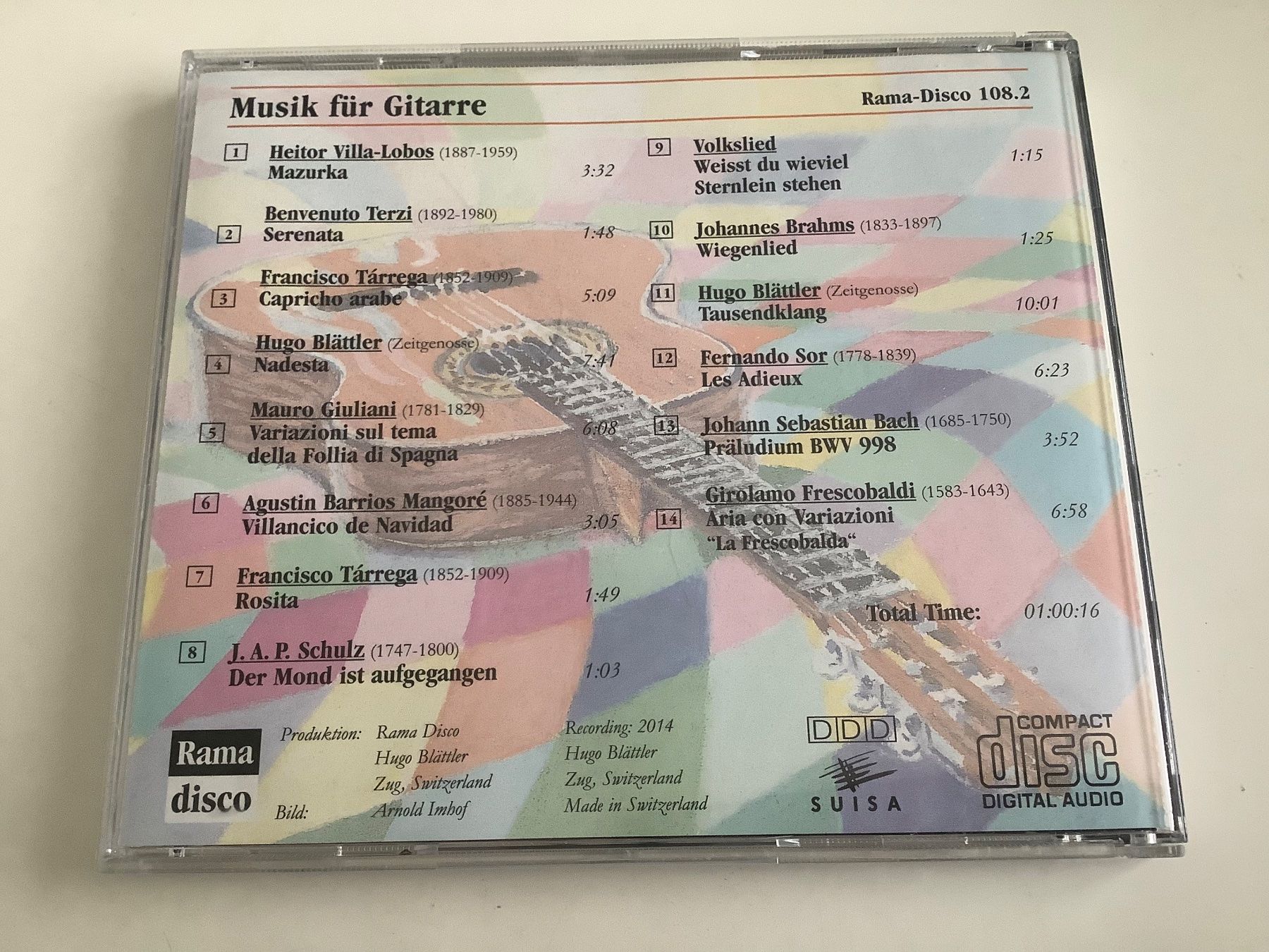 CDs: Hugo Blättler / Gitarre /  Tausendklang / 2014 – Gebraucht aus Dübendorf von Shreck 1