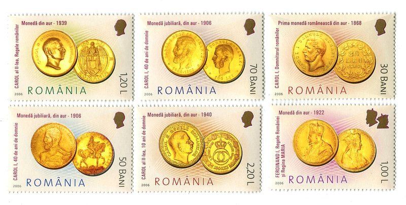 Tous les timbres: Briefmarken "Münzen". Rumänien. – Neuf avec emballage d'origine à Basel par Butsch5