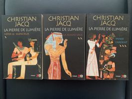 Lot Christian Jacq - 8 livres