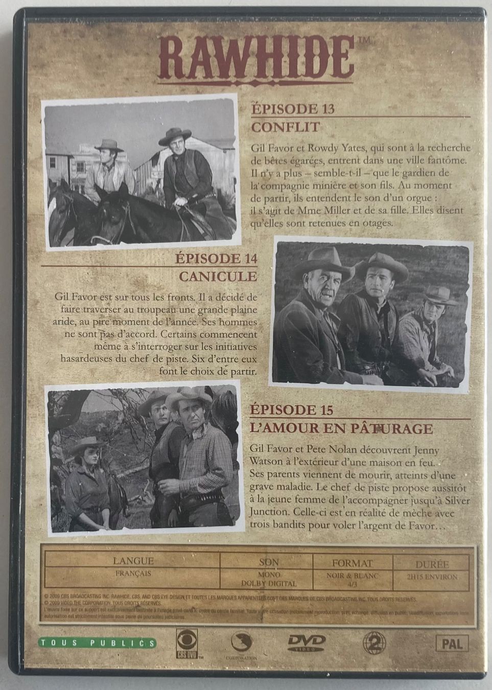 Tutti i DVDs: CLINT EASTWOOD - RAWHIDE N°5 – Usato da Poliez-Pittet venduto da Newtown-Records 4