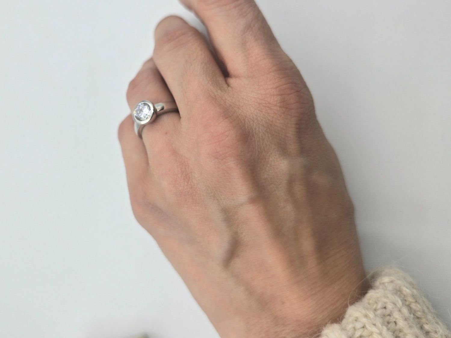 Anelli: Ring Silber 925 Zirkonia Gr. 52 – Nuovo e nell'imballaggio originale da Zug venduto da gold.schmuck 2