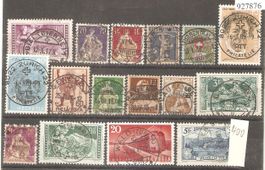 16 Marken mit Vollstempel