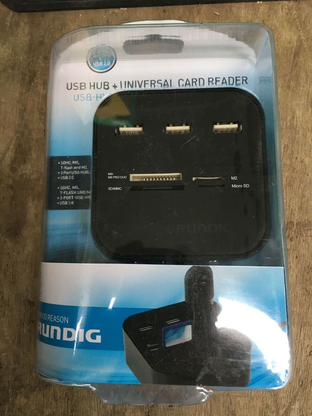 Hub & Switch: USB Hub Kartenleser Card Reader Grundig SDHC MS T-flash M2 – Nuovo e nell'imballaggio originale da Kloten venduto da Thaipc 2