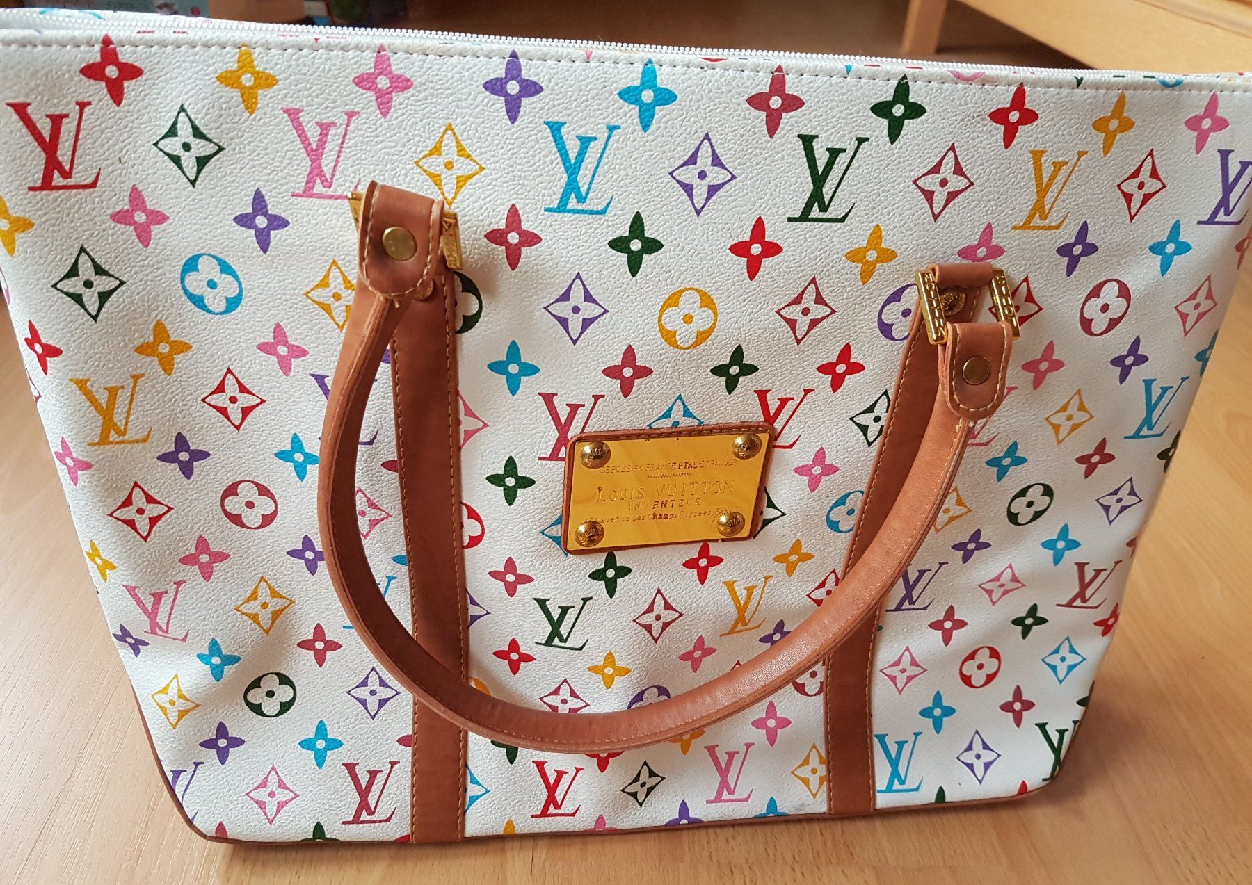 Louis Vuitton Taschen für Damen: LOUIS VUITTON TASCHE / MULTICOLORE WEISS – Gebraucht aus Sax von spazieren