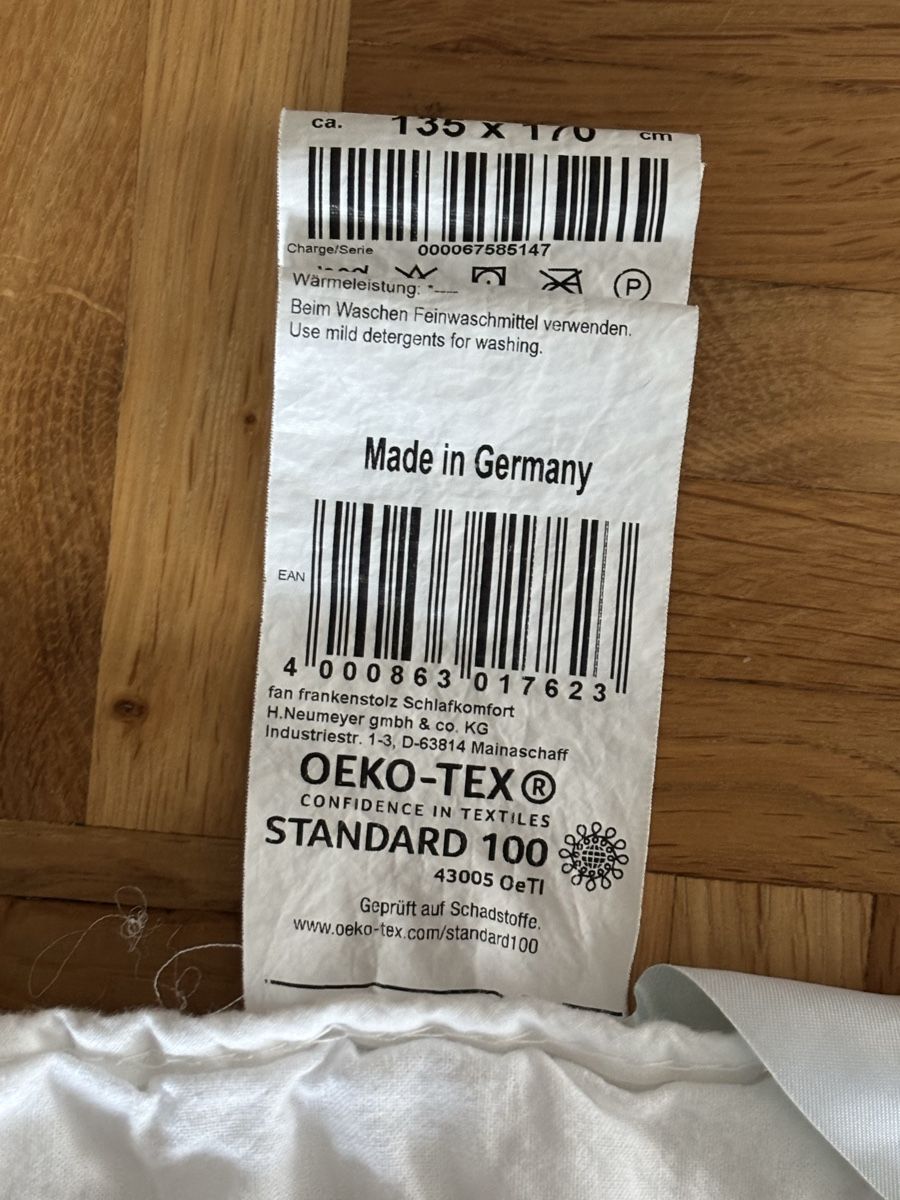 Coperte: Kinderduvet 135x170 cm – Usato da Schliern b. Köniz venduto da Puffin48 1