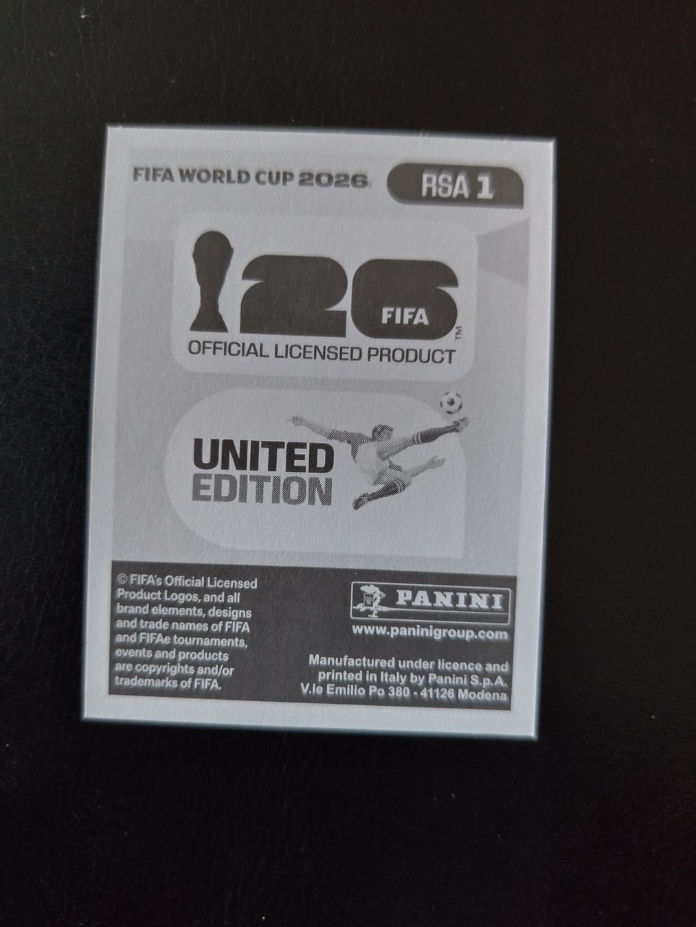 Panini Carte collezionabili: Panini FIFA World Cup 2026 RSA 1 – Nuovo (secondo la descrizione) da Matzingen venduto da Clie42 1