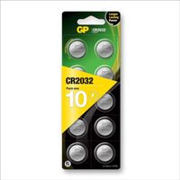 GP Batteries Knopfzelle Lithium 10 Stk., CR2032, 220 mAh