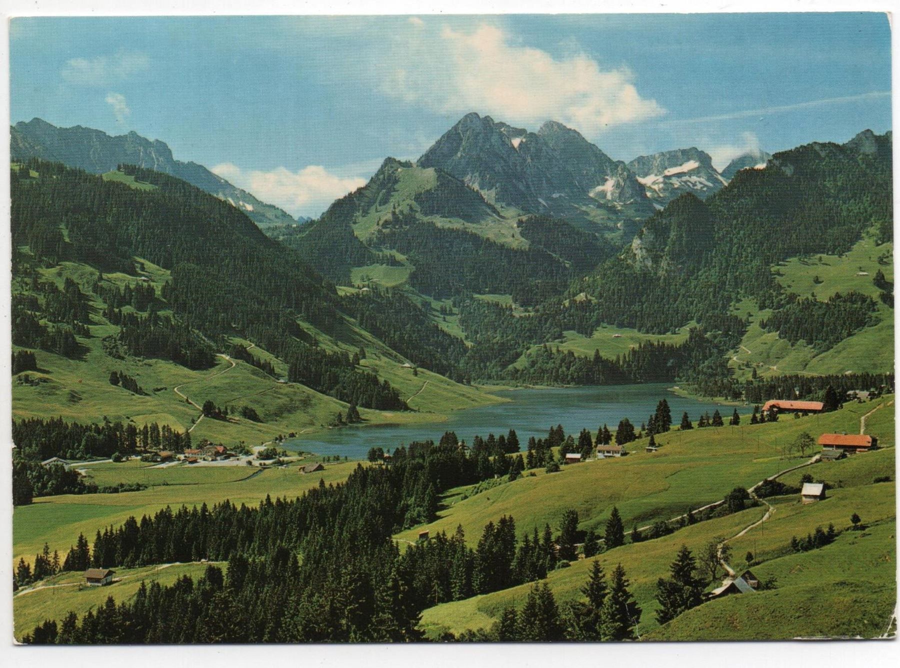 Cartes postales: SCHWARZSEE LAC NOIR – D'occasion à Jona par philajona