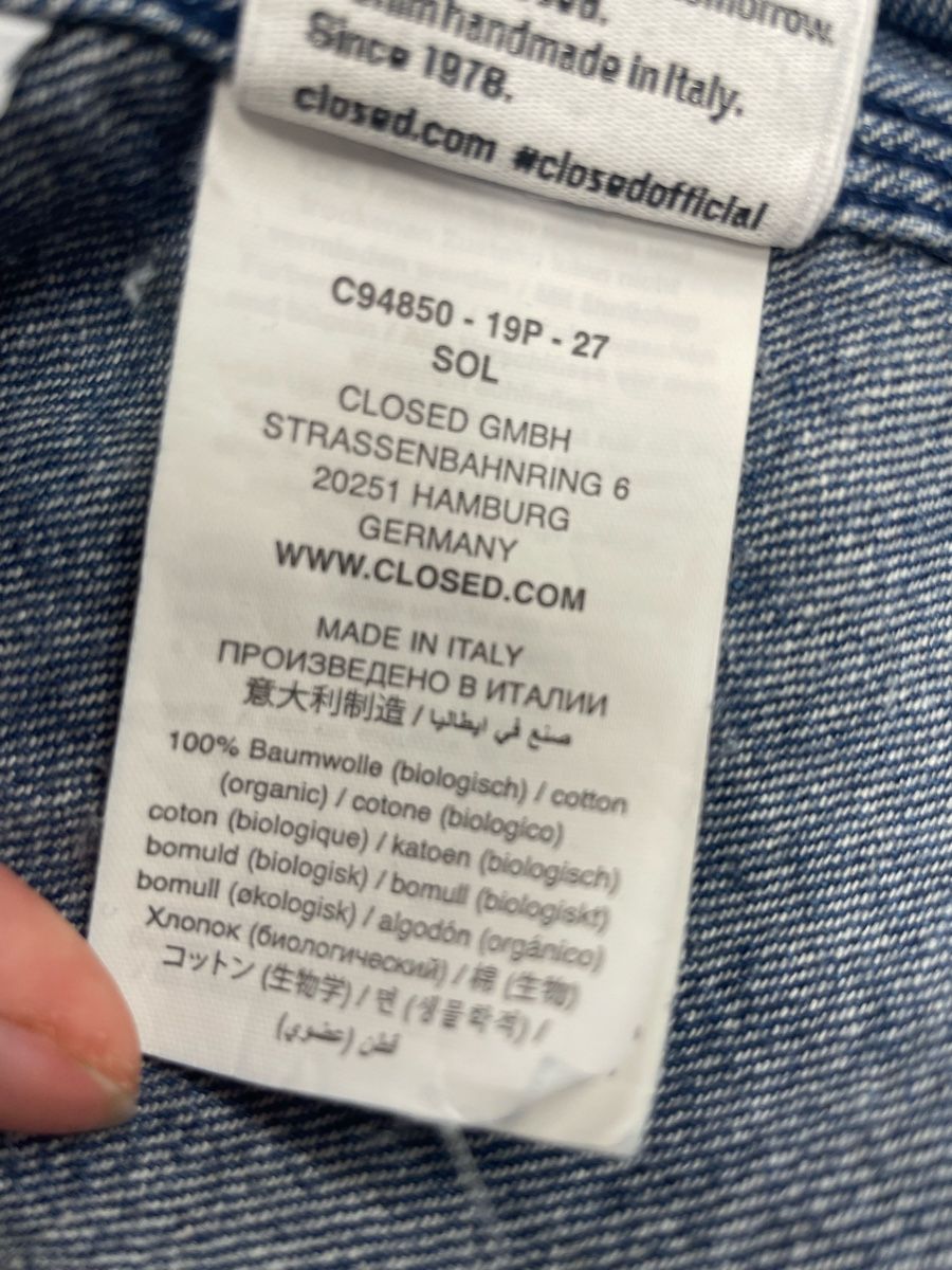 Closed Camicette: Jeanshemd Gr.S Closed – Usato da Steffisburg venduto da kla_65qs 6