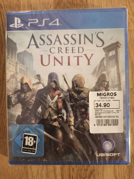 Assassin's Creed Unity PS4 / PS5 Neu & Sealed (Neu (gemäss Beschreibung ...