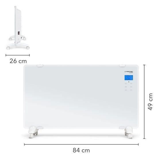 Radiatori: TROTEC Design-Glaskonvektor TCH 2010 E – Nuovo e nell'imballaggio originale da Bottighofen venduto da zaap 1