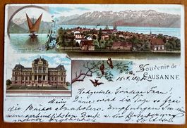 Lausanne - Litho 1898