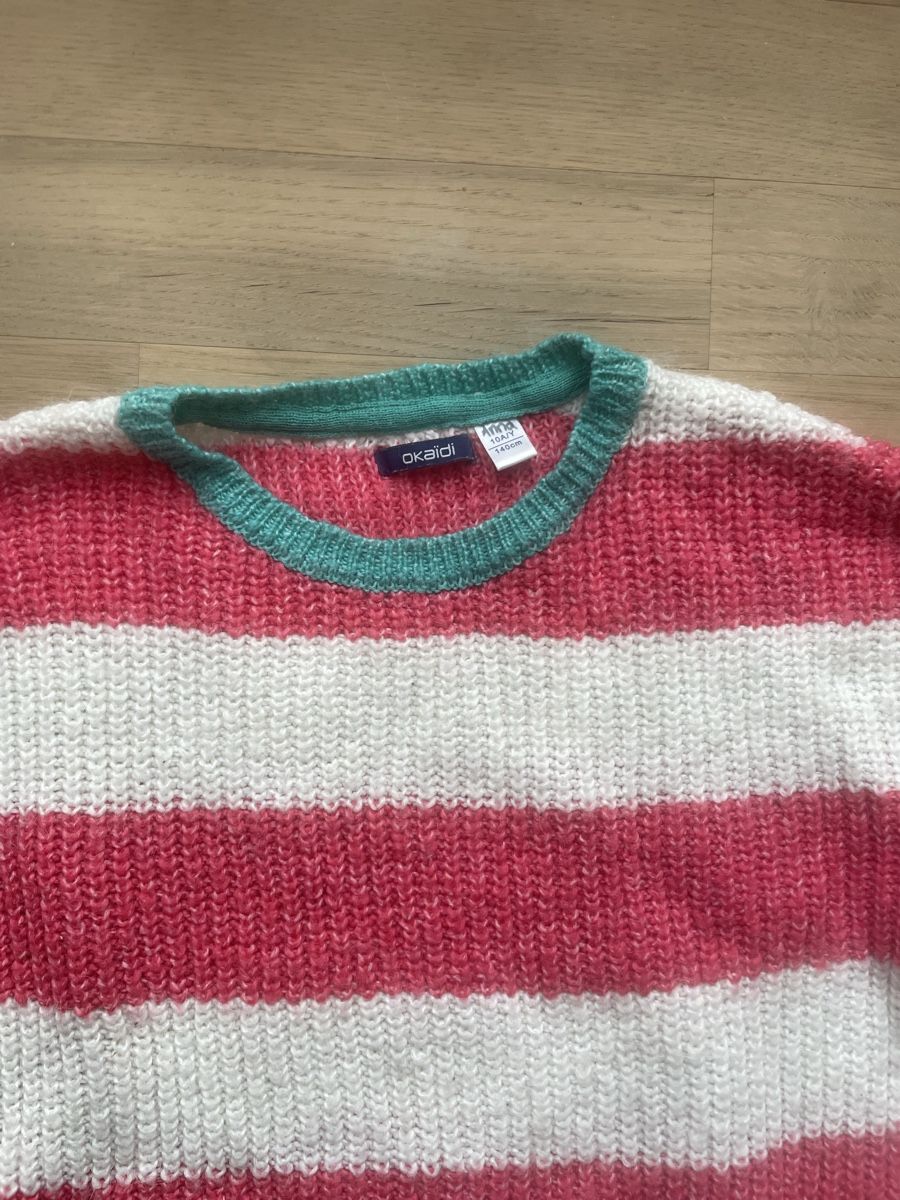 Maglioni & Felpe: Okäidi Mädchen Pullover, gestreift, Grösse 140 – Usato da Steinhausen venduto da Piaweber1943. 2