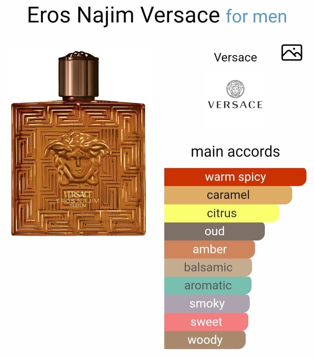 Versace Profumi & Eau de Toilette: Versace Eros NAJIM – Nuovo (secondo la descrizione) da Utzigen venduto da DRAGONY23 2