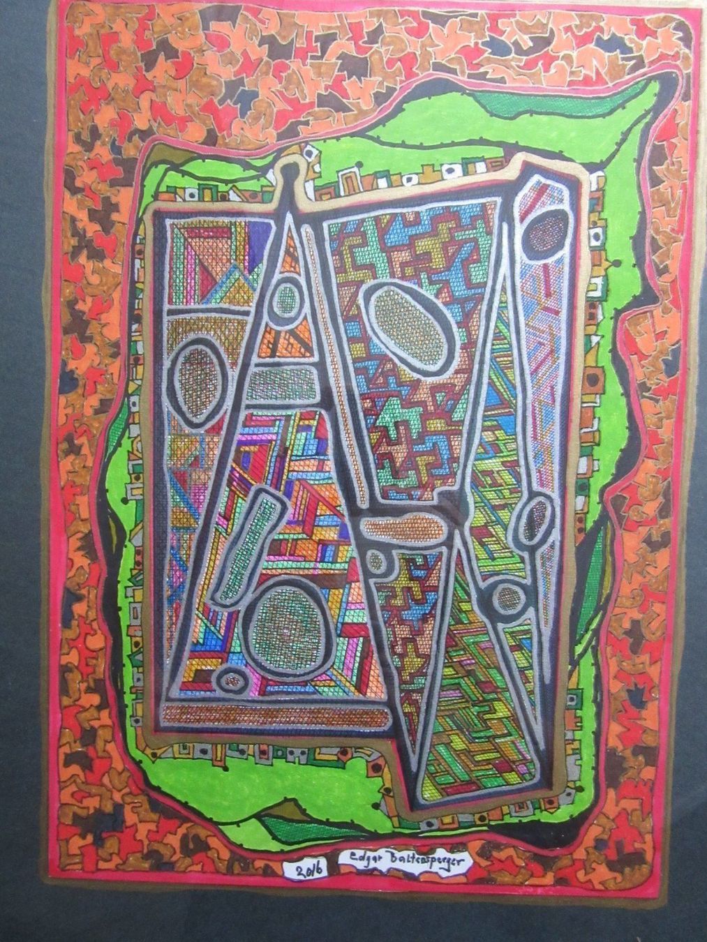 Foto & Immagini: EDGAR BALTENSPERGER ORIGINAL MIT RAHMEN – Usato da Gersau venduto da grafik-kunst 3