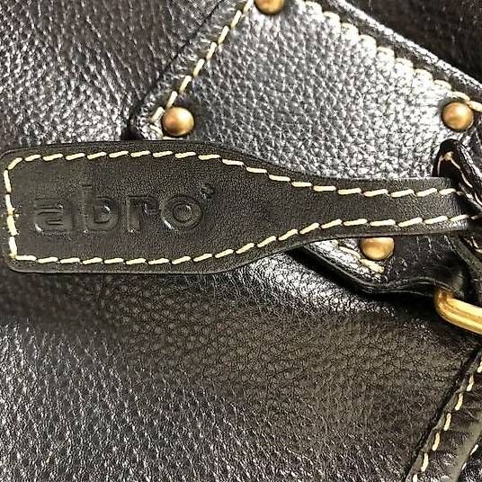 Taschen für Damen: Ledertasche schwarz Marke abro – Gebraucht aus Biel/Bienne von Izzybizzy 1