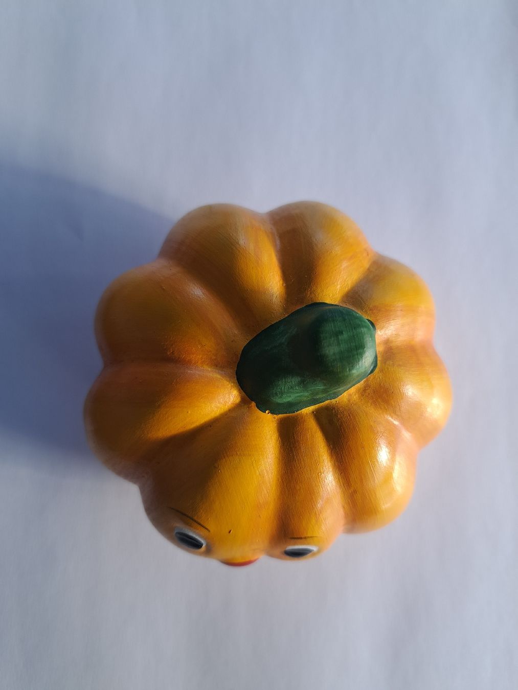 Tutte le decorazioni: Herbstdeko: Süsser Kürbis mit Gesicht, Keramik – Usato da Weisslingen venduto da Horvi_09 1