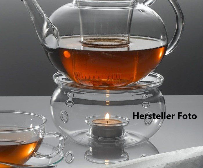 Portacandele: Teelicht Schale / Teewärmer - JENAER Glas – Usato da Giswil venduto da online-Brockenhaus 6