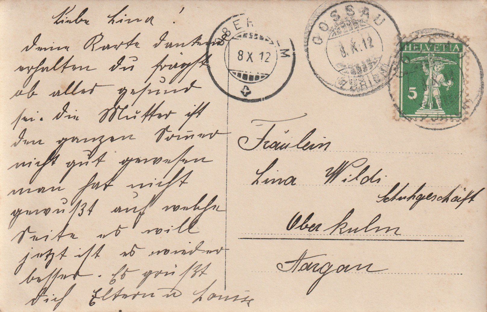 Cartoline postali: Gossau Umzug vor Kirche – Usato da Rorschacherberg venduto da fratovi2 1