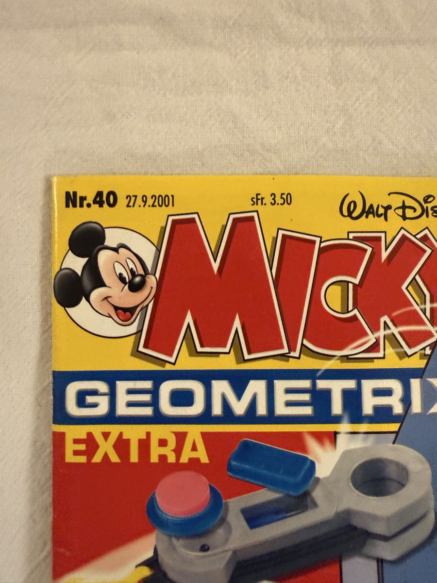 Fumetti: Micky Maus Magazin Nr. 40 2001 mit Geometrix Extra Set – Usato da Menziken venduto da TopDevShop 1