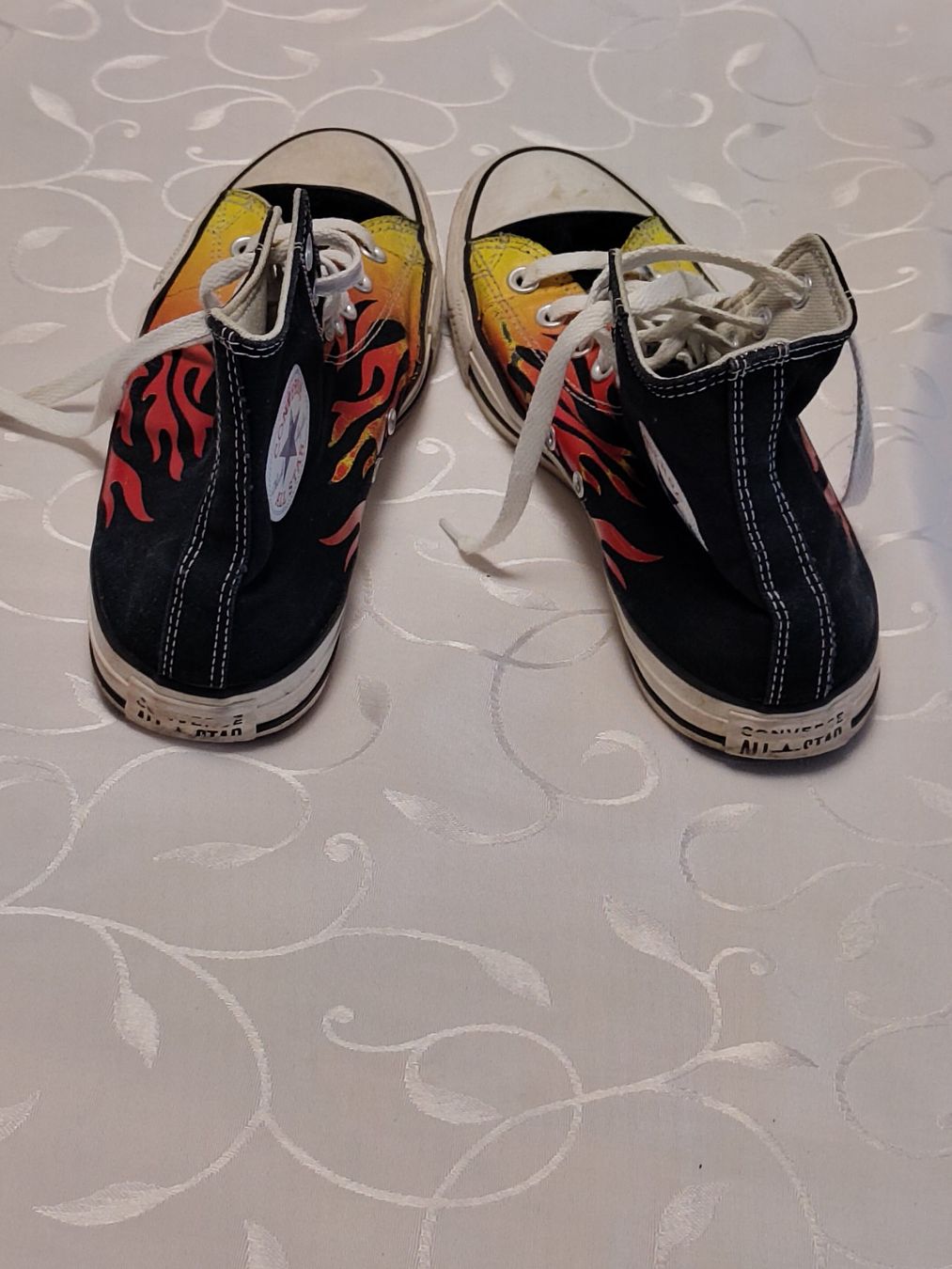 Converse Scarpe da uomo: original Converse All Star mit Feuermotiv Gr 43 – Usato da Brüttisellen venduto da kikaninchen79 4