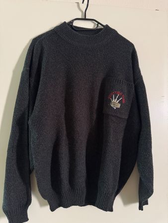 Vintage Strickpullover "Old Car Division" Gr. L (52/54)