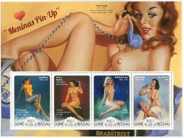 Block "Pin-up". Guinea-Bissau.