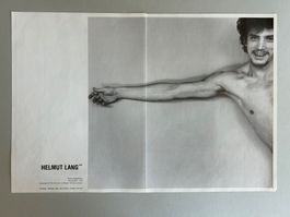 HELMUT LANG  Vintage Ad Lot - Rare Fashion Prints - 90s Era