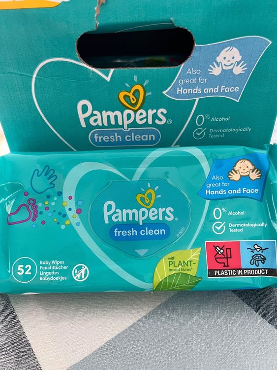 Fresh Clean Pampers Tücher 4x52Stk main image 0