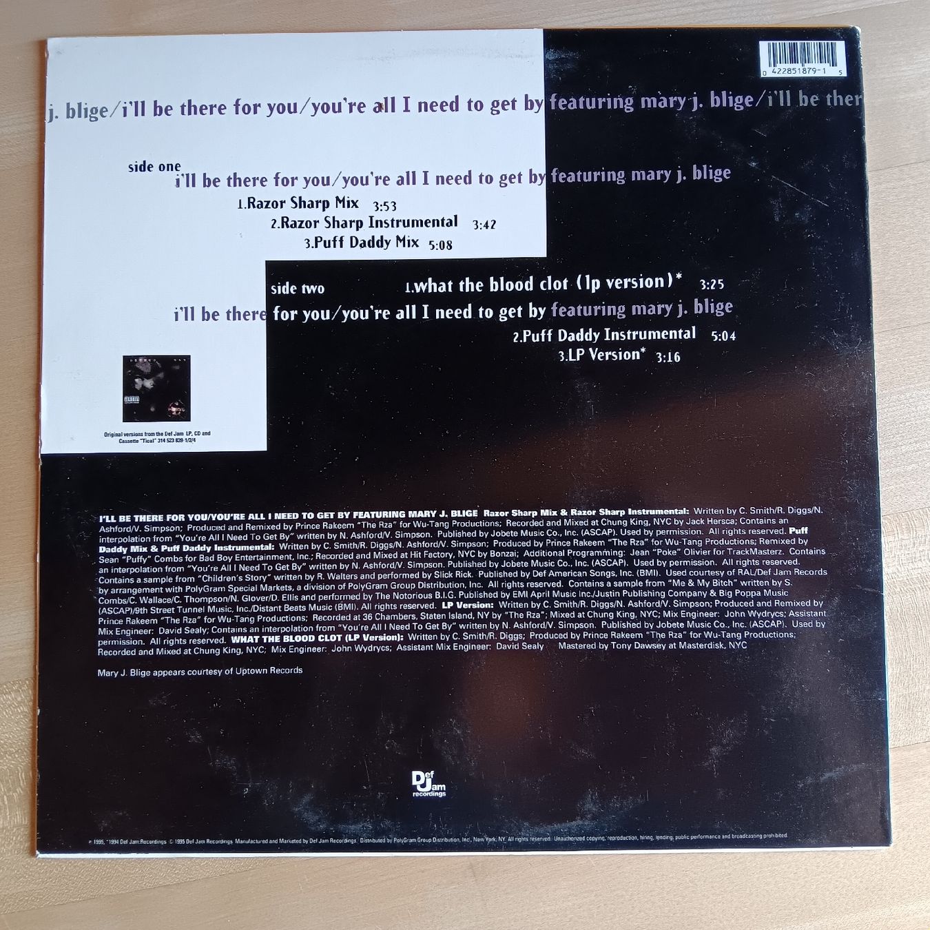 Dischi in vinile: Method Man Vinyl I'll be there for you USA 1995 – Usato da Chur venduto da chr_b2cn 1